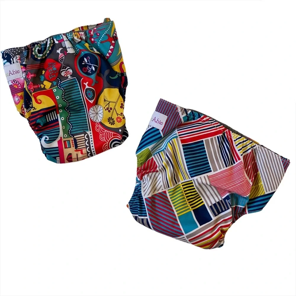 2 ecoable baby diaper covers multicolor unisex